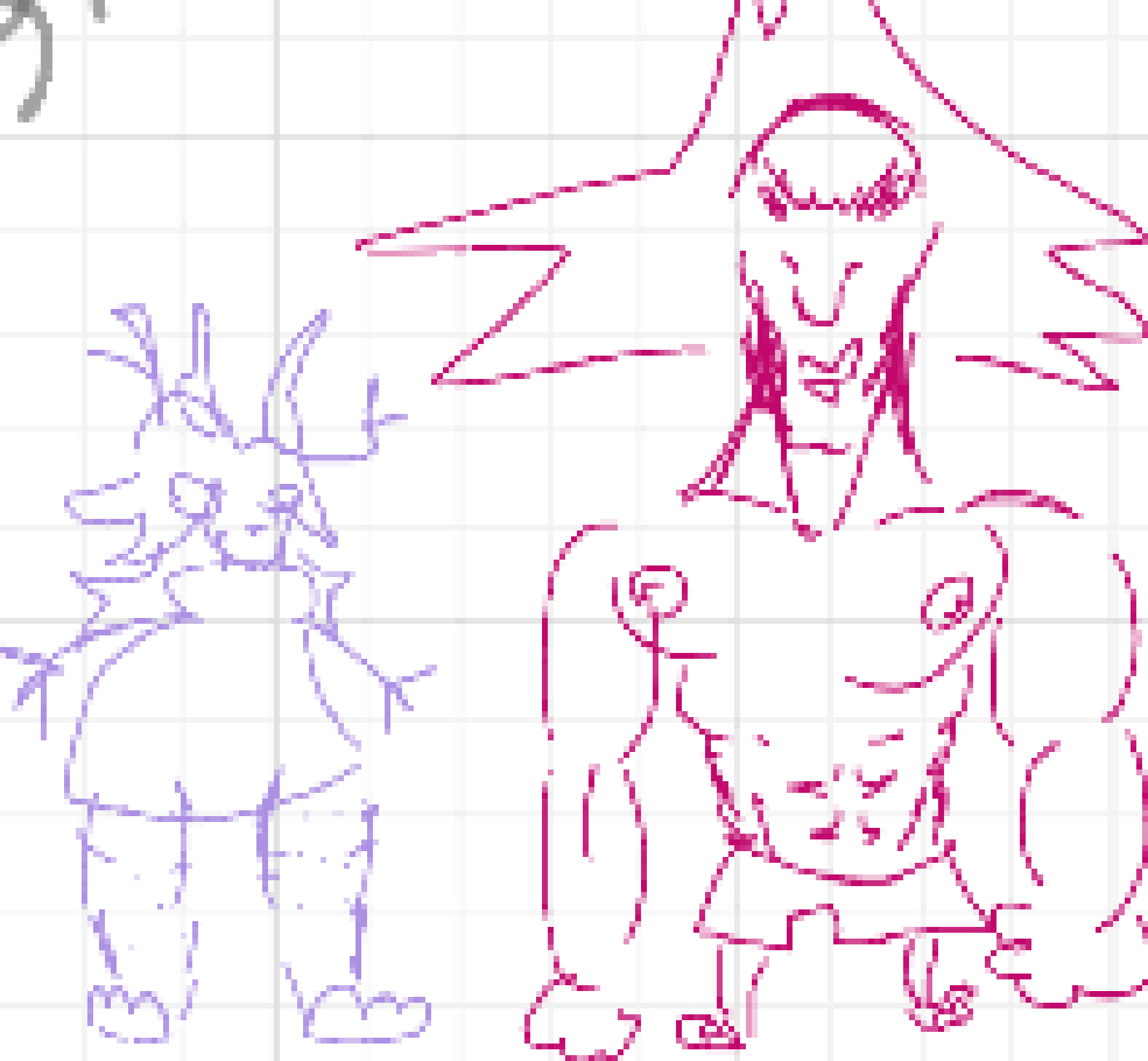 [ffcc6d] Oh yeah did yall see the drawing I made of me and my beeeest friend a few days ago