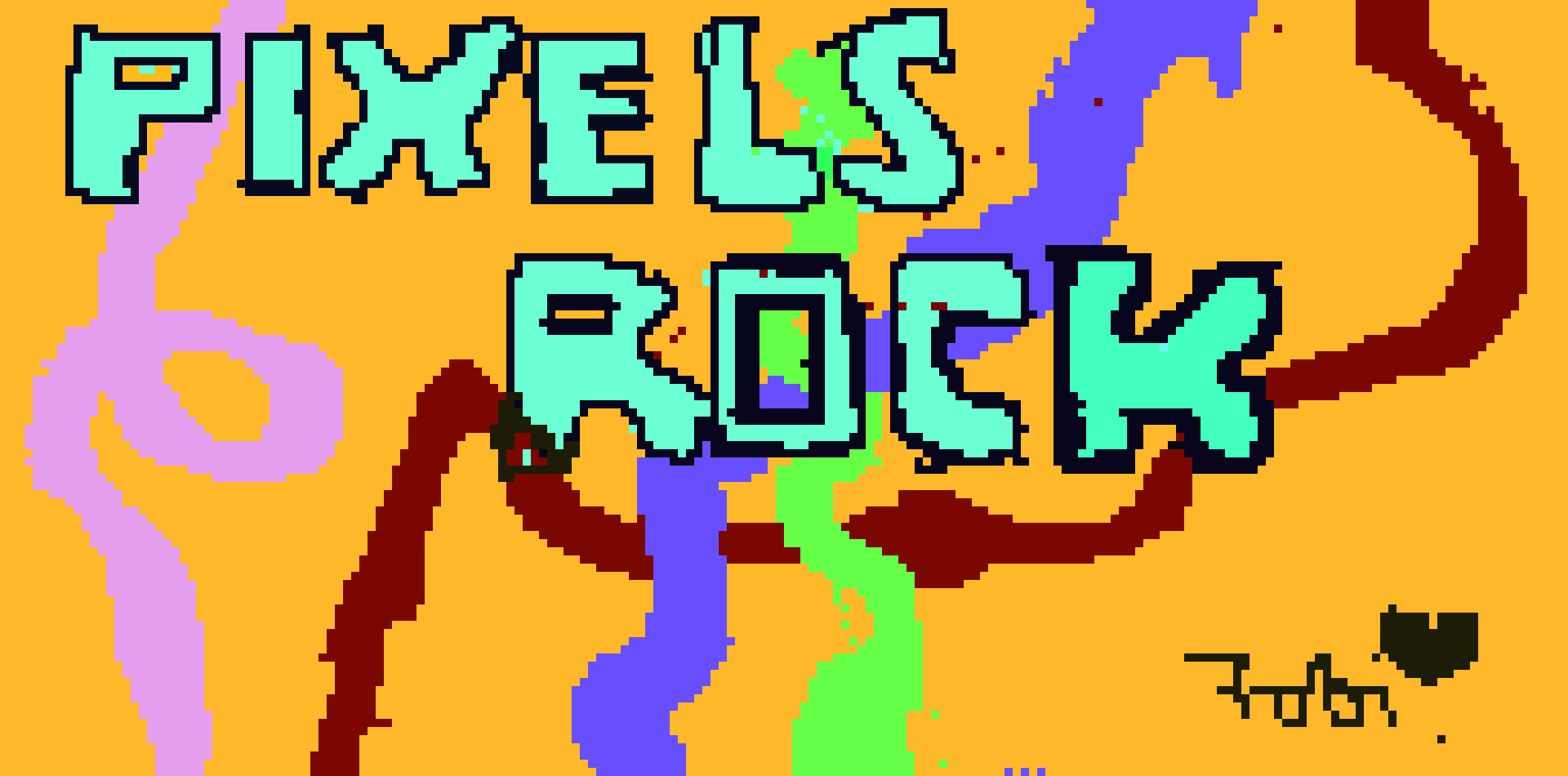 [9664c4] pixels rock     by tobore&brume