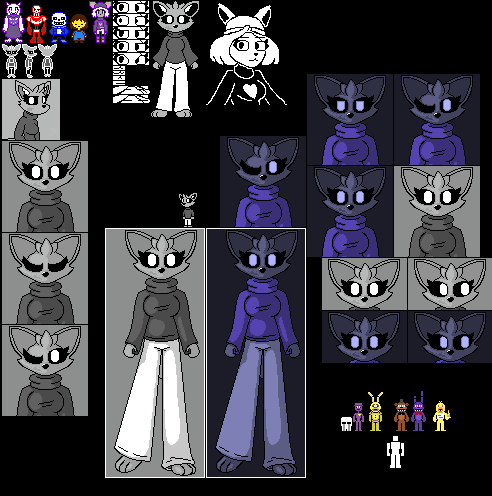 [6d07bc] Jesus fuck... My canvas is messier than the original Foxlynn sprite canvas...