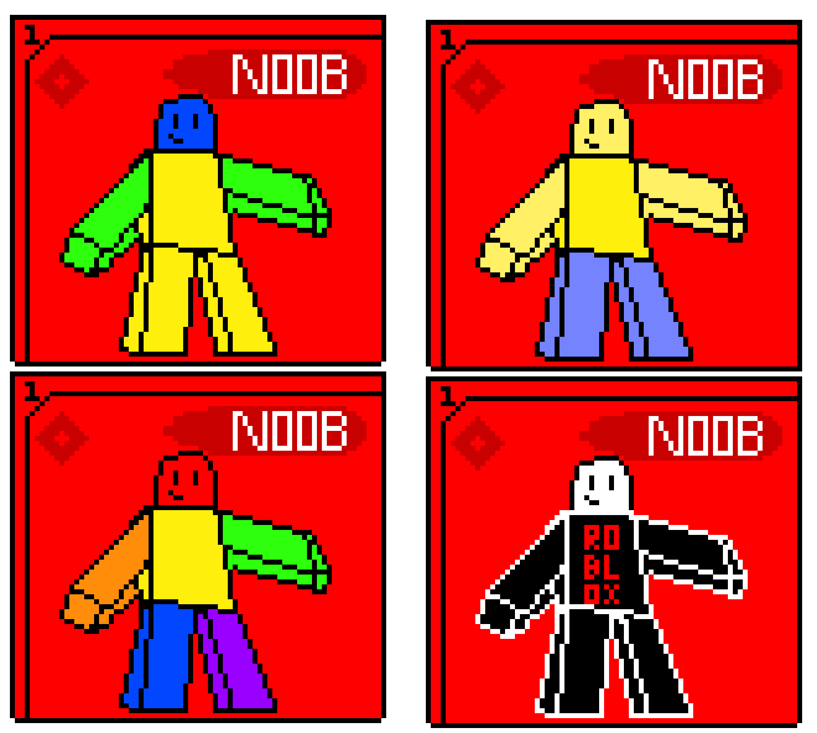 [9664c4] NOOB (super smash blox's) (alt.'s)