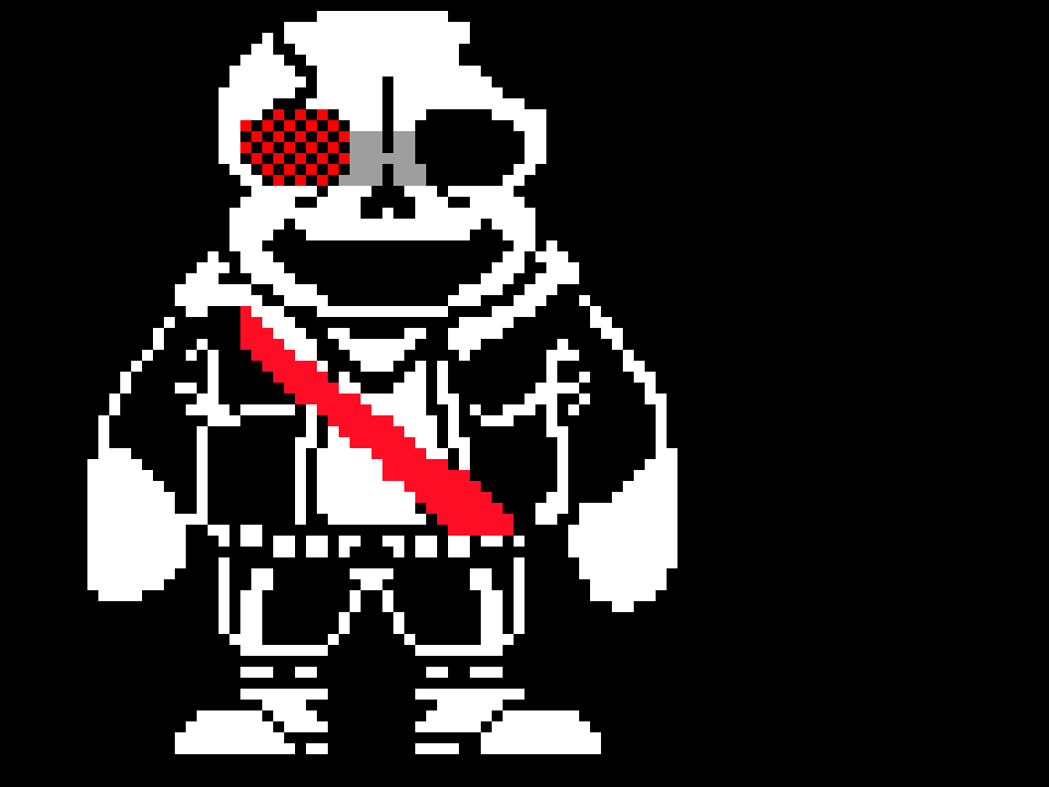 [7b43fa] Horrortale Last Starvation Sans Sprite phase 3 left