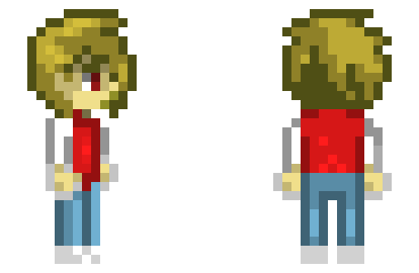 [5ce44a] Protagonist Side Back