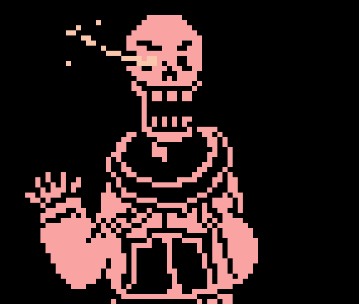 [b0a3a4] Sans: well bye, i gtg ;-; (conveniently placed hand waving goodbye)