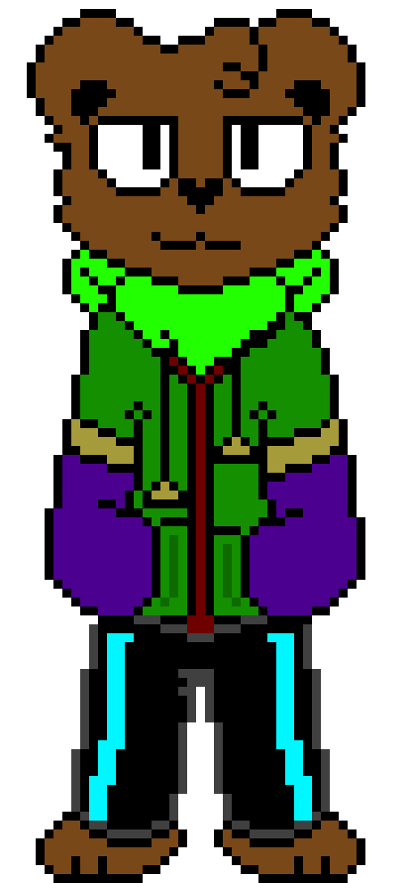 [4793a2] -turns into bear form- much better...-walks over to boarder and xavier- sup...