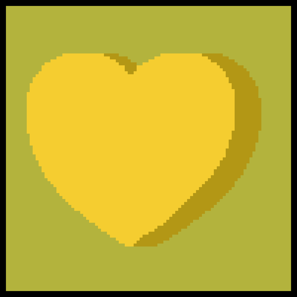 [90f36c] Yellow Heart Boarder