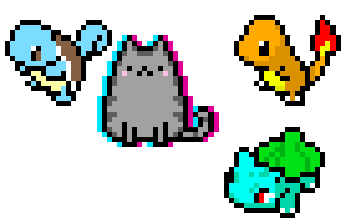 [4624b7] all the starter pockemon