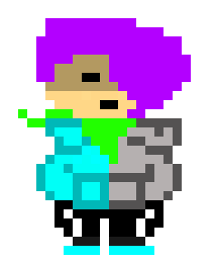 [5b2f3e] -slightly looks back- Everything has been taken away from me.... My sister is dead..... my brother is brainwashed and is destroying the Colorverse.... tha pain cannot be stopped...