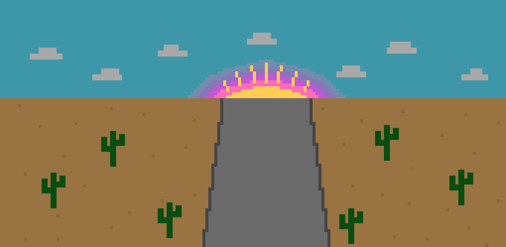 [9664c4] Desert Sunset
