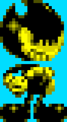 [4aaf96] -jumps on chester with a cowboy hat, and rides it like it's a bull- YEE HAW! -Bendy