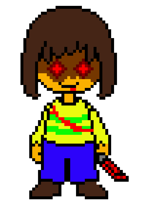 [b66431] STABS CHARAS ARM) YOU CANT RUN ok frisk your turn to attack