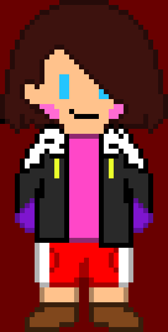 [a79e3c] This is the oldest version of my main sprite that I can find, and OH GOD that face - Jade