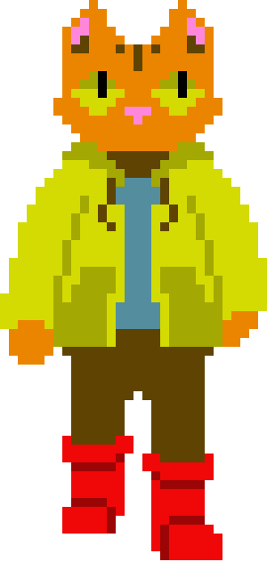 [9664c4] Pixel Cat LC Left Step