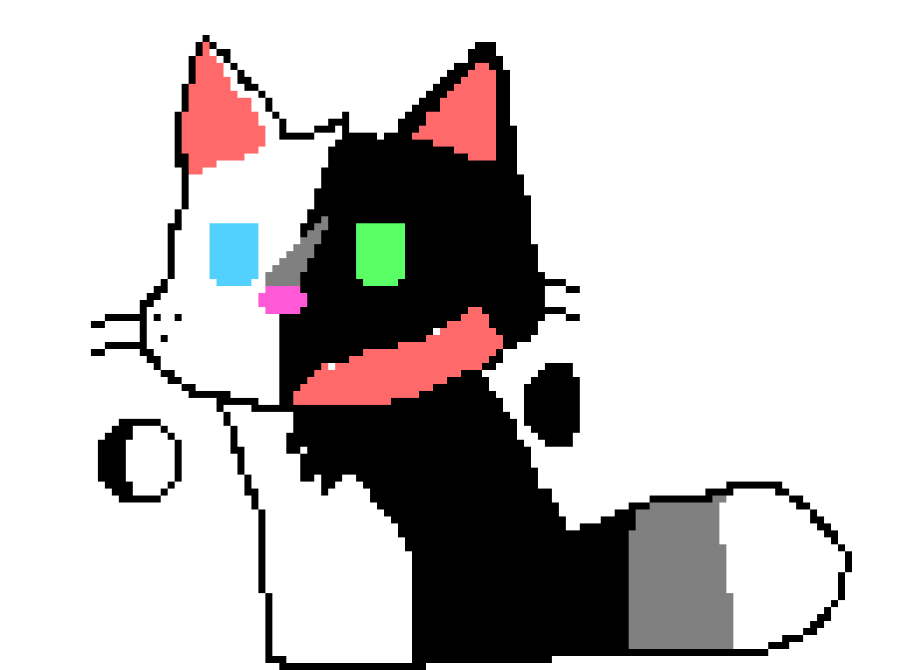 [6cf85f] remember that new person with the stick figure cat that was 8 years old yesterday? (looks good sy-fy) -Oreo