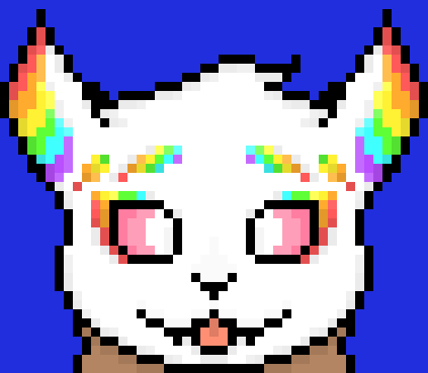 [24c1d5] *He lightly pat the bread cat* Cute.