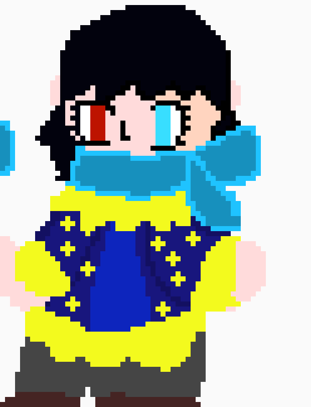 [904ba9] flots up oh hey p she floating I dont know if u know but I have magice powers thats why my eyes are differnt colors