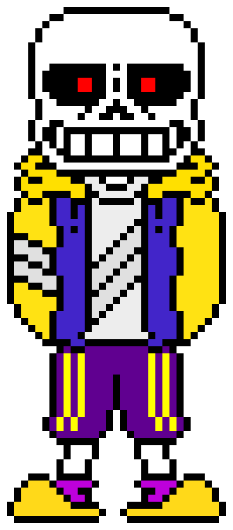 [d6b045] Stare: Heh thanks for Dealing with Her... Sans with neckless