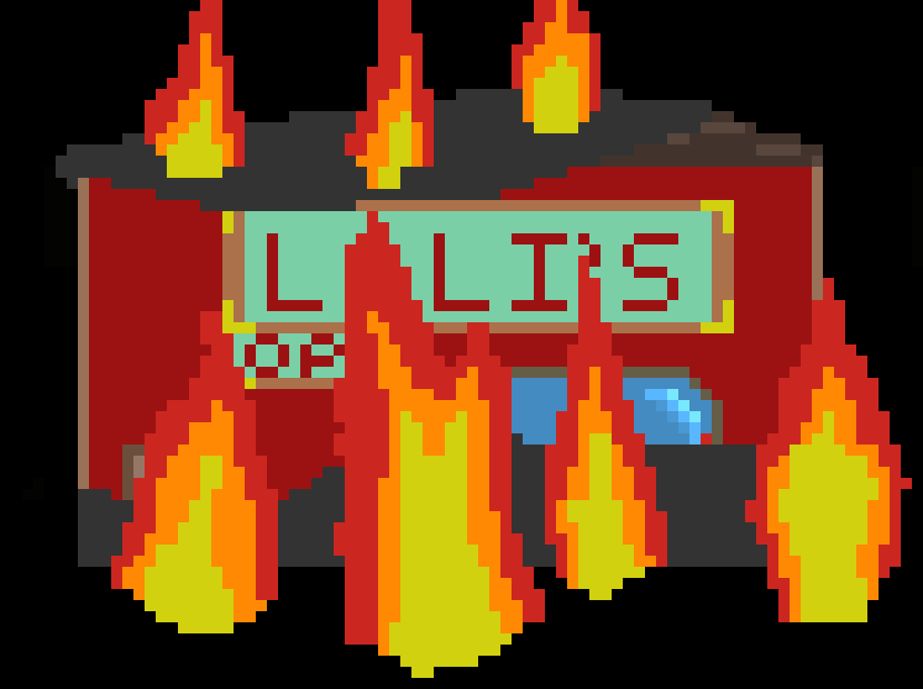 [9e8b7e] (*fire took gasoline, now oil fire and cant be put out*)