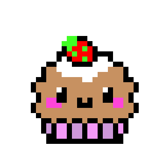 [9664c4] cupcake pixel art