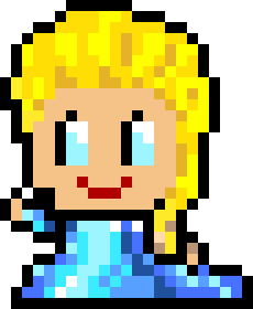 [bb3f51] Elsa head/body for perler