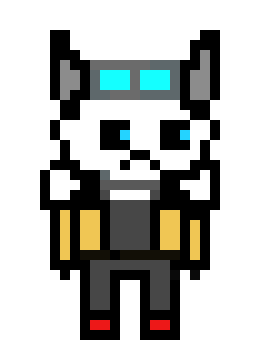 [4463fb] Furryronpa pixel sprite base5