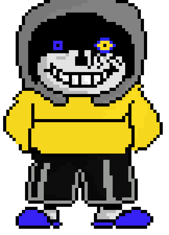 [db6dbe] Dust Hyper Drive sans/ Hyper Drive sans with hood on