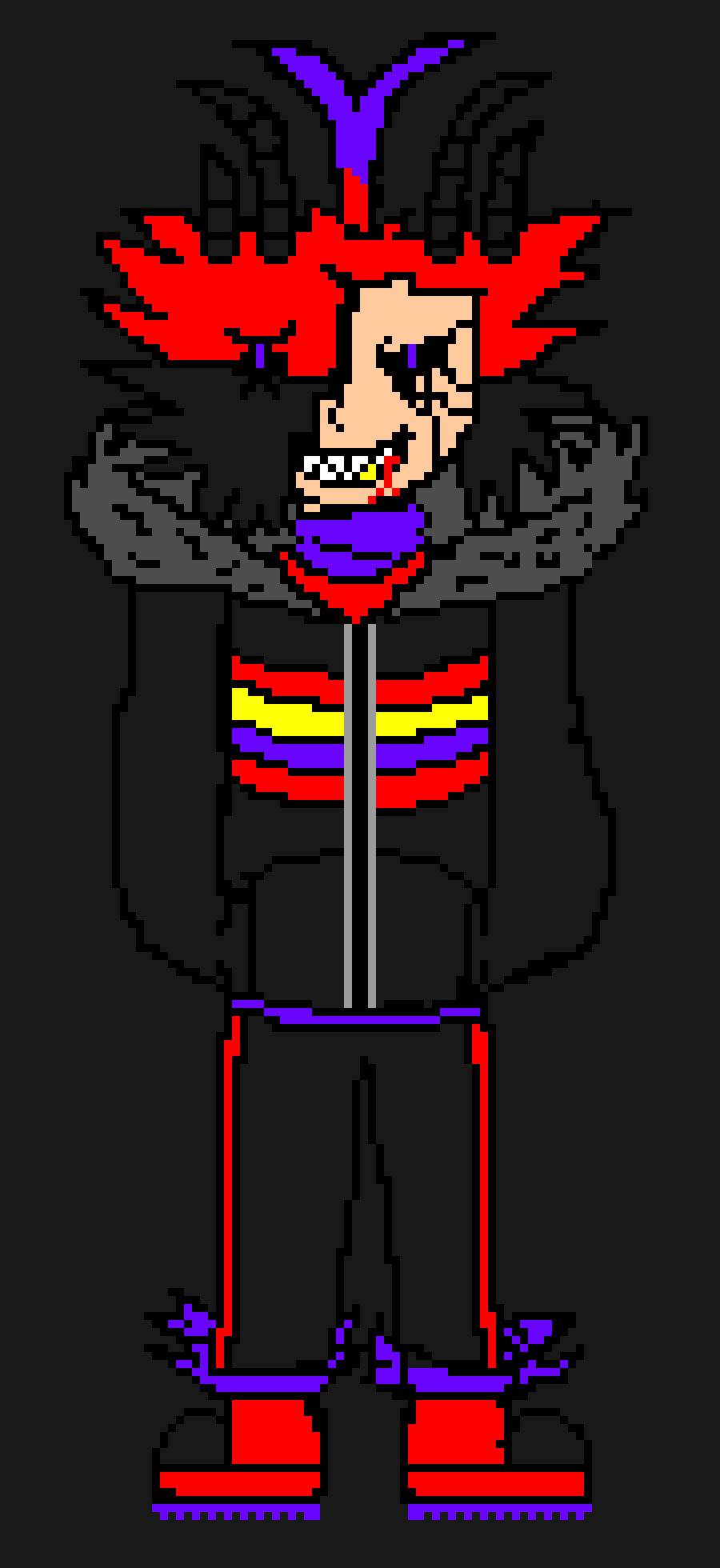 [d616b8] Fell HZ (Actually 4 horns is a joke but if you like it I'll keep it like that)