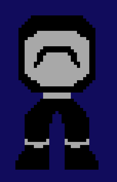 [25d002] *He bumps into a iceberg, Climbing onto it*