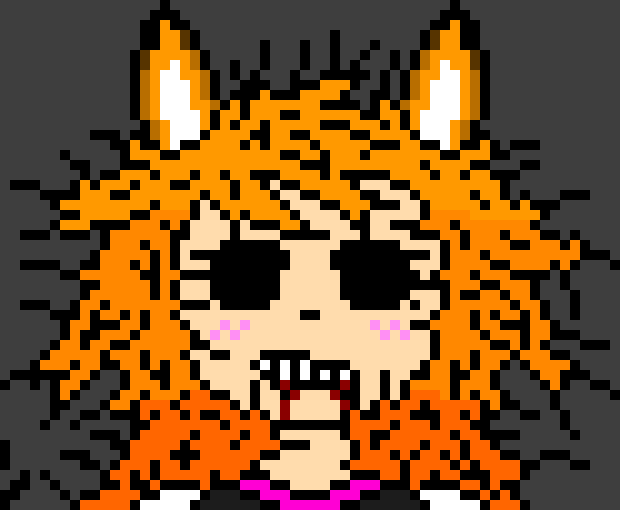 [8d14e8] Wait a minute *The spiky hair hit Evan*