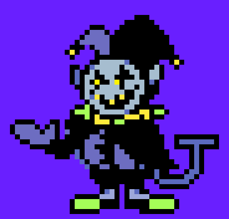 [970cdd] Jevil-A SIMPLE NUMBERS GAME*A Devilsknife almost hit Evan*IF YOUR HP DROPS TO ZERO YOU LOSE!