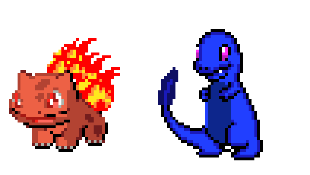 [9664c4] Delta Bulbasuar + Charmander