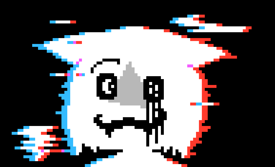 [63ceb7] -He just slightly stood there not moving but still glitching like was persisting to exist in a psychical form-