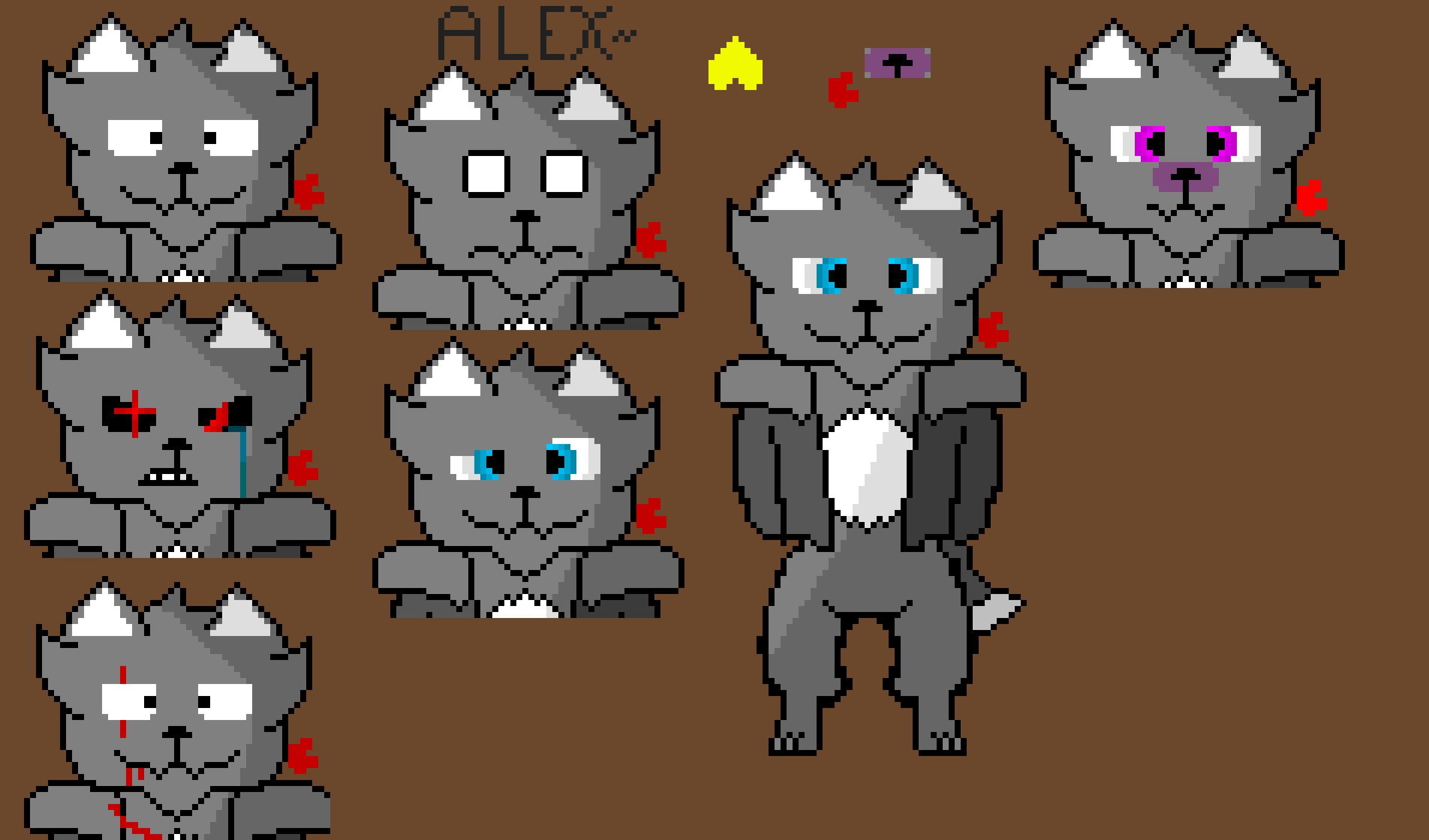 [71bbd4] Alex-sprite sheet so far