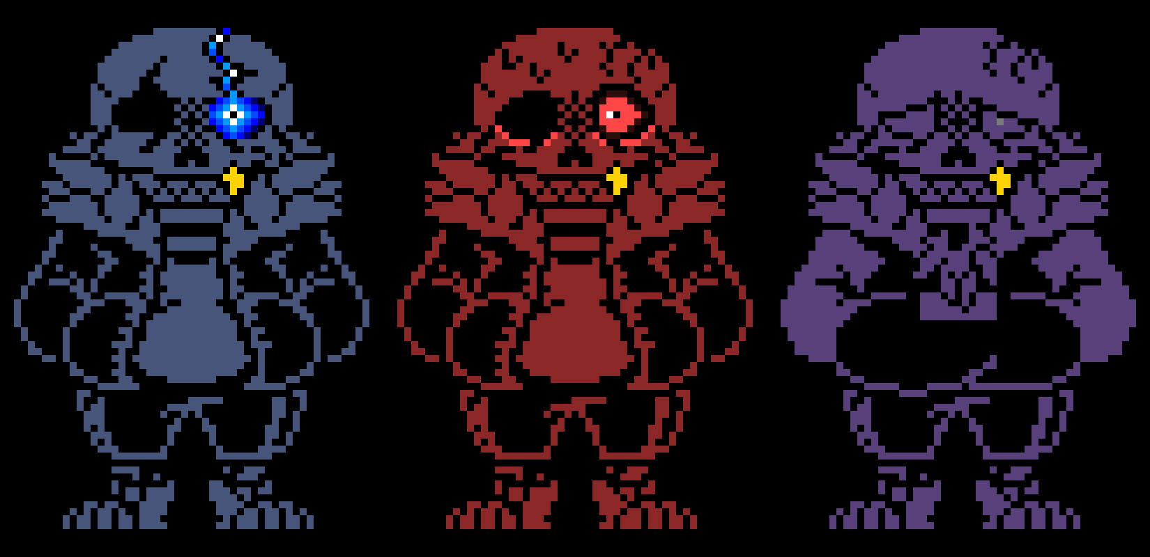 [68791c] The Trio Of FELL battle sprite
