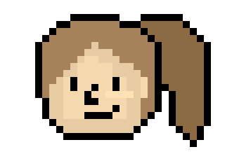 [9664c4] Girl Pixel Icon