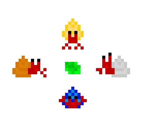 [9664c4] Hermit crabs