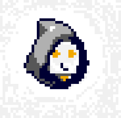 [dfb43a] Reaper Overwatch Pixel Face 