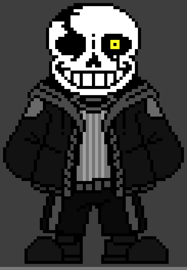 [4fbda4] so mix... how me do on making gaster sans-Evan