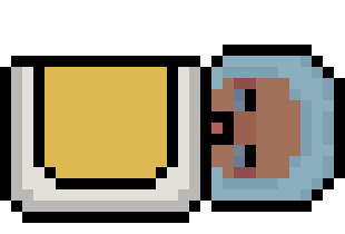 [1455b3] danganronpa pixel sprite base falling_acorn