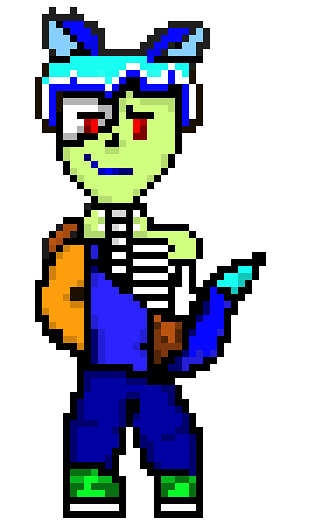 [04f305] -takes out paintbrush thats showing alot of magic energy- do you have a sketch paper or something?-