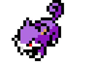[9664c4] Rattata Pixel Art (Pokemon)