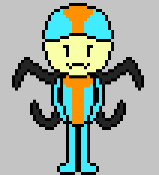 [990543] "Listen you. You clearly don't know the rules. You can't just walk past and ignore the spider bakesale like that. How about this. I give you this Spider Donut, and you give me the money for it. Oh? You don't have enough? Well maybe you can pay another way... Human souls are quite the delicacy when baked into a pie. Don't mind if I take yours, do you?" 