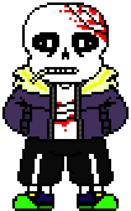 [8597b0] Who am i? oh im just another (ik so original wow) sans au and paps and frisk and chara n shit idk -demented dimensions sans