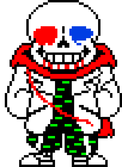 [6b847a] Underverse Error Sans, Error 404, And Geno Sans