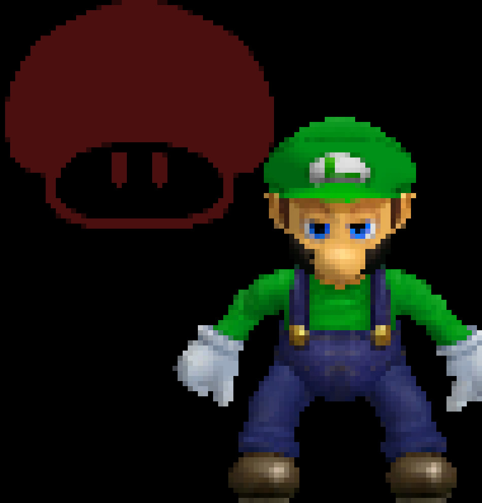 [cb38c5] *"Up B"s Yellow Hair Guy Out Of Nowhere* -SSB Luigi