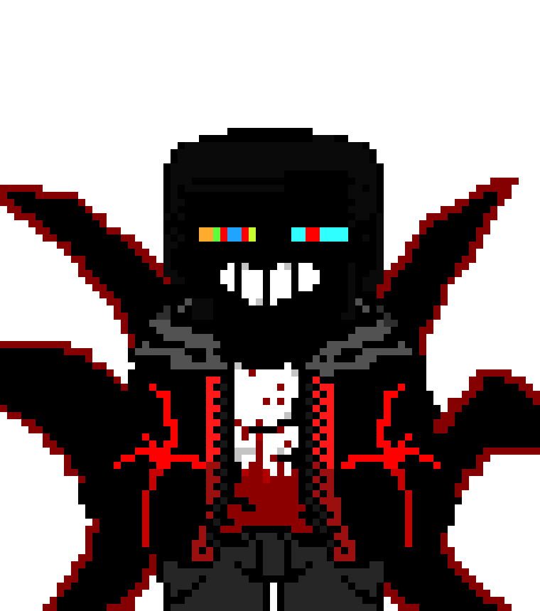 [c8bb2d] -blue souls chara and ink- hehe finally a waste of air to remove