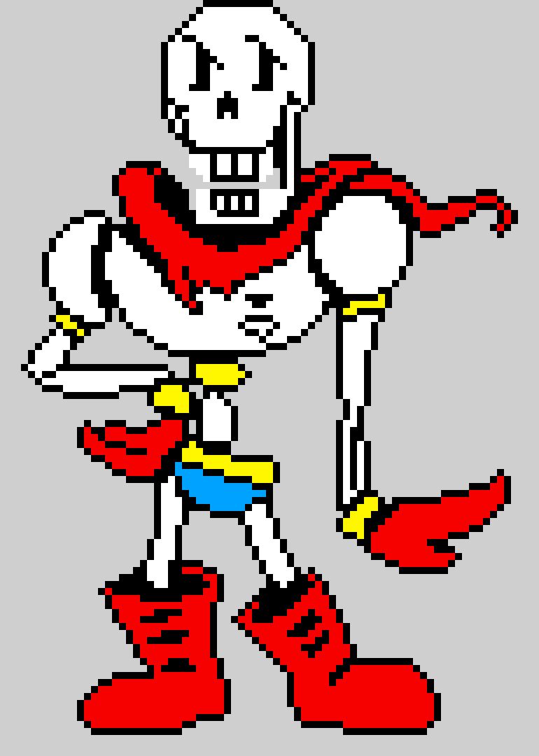 [db2bee] Undertale Papyrus sprite