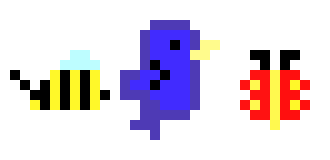 [9664c4] insect and bird desighns