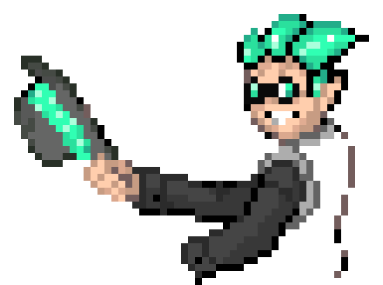 [8aa4ac] If he was a Gym Leader he would be water type but seeing how he is Champ his team is Dragon/Dark/Water | Fish :O