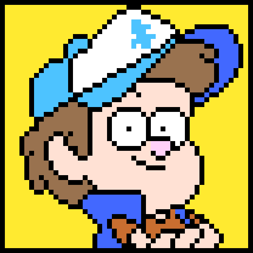 [842b2e] Dipper pixel art