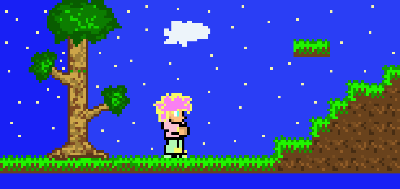 [0ebc88] finished grass pink hair 